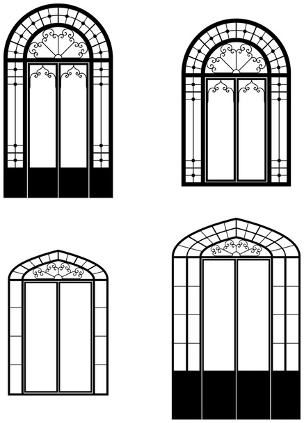 Fenster Türfenster 2 - Vektor, Bild