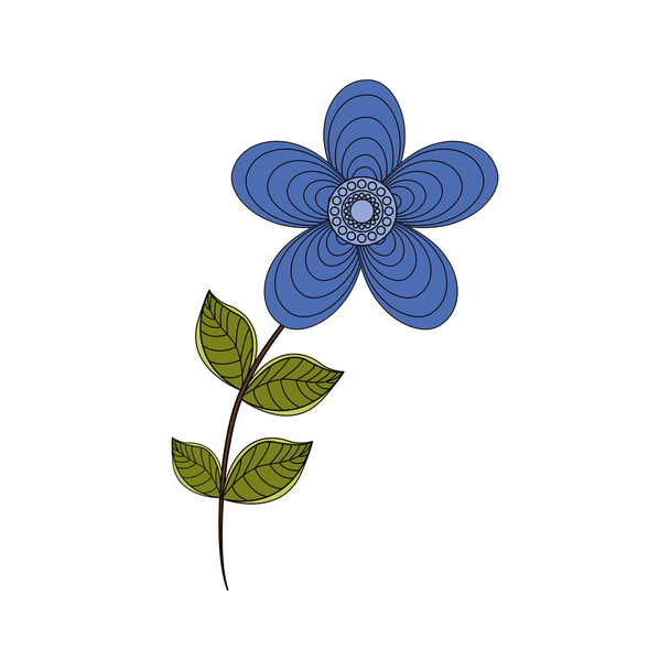 bloem blad tuin pictogram. Vectorafbeelding - Vector, afbeelding