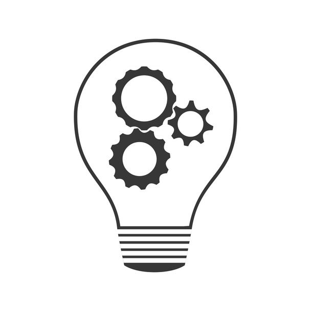 light bulb big idea creativity icon. Vector graphic - Vector, Image