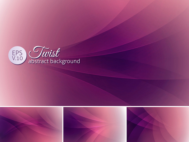 Twist  abstract background. A set of vector background suitable  - Vetor, Imagem