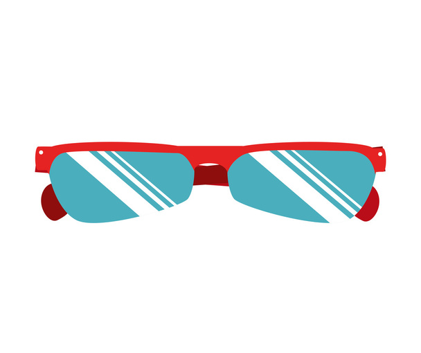 cyclist sunglasses wear icon vector illustration - Vector, Image