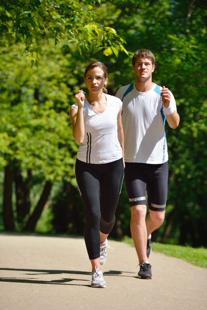 Young couple jogging - Zdjęcie, obraz