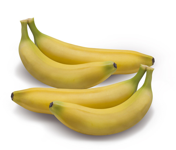bananas isolated on the white  - Φωτογραφία, εικόνα