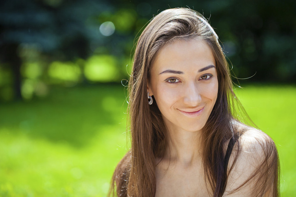 Portrait of beautiful young happy woman  - Foto, Imagem