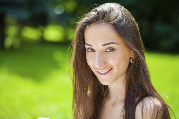 Portrait of beautiful young happy woman  - Photo, Image