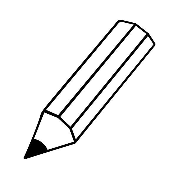 Ołówek drawi ikona ilustracja wektora projekt graficzny - Wektor, obraz