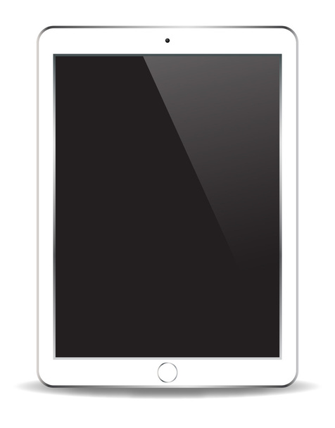 Realistic White Tablet  - Vector, Image