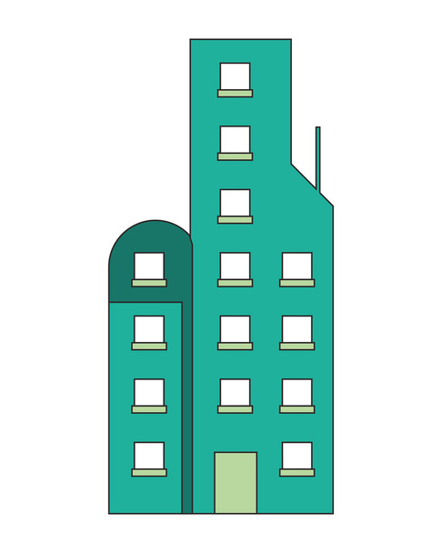 иконка одного здания
 - Вектор,изображение