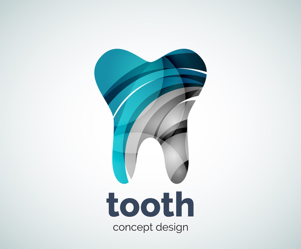Διάνυσμα πρότυπο λογότυπο δόντι - Διάνυσμα, εικόνα