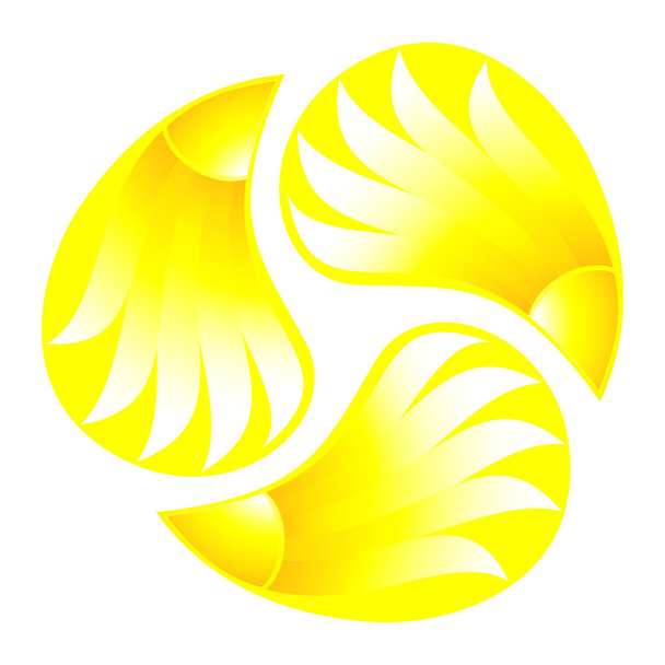 Symbol of sun. Vector-Illustration - Vektör, Görsel