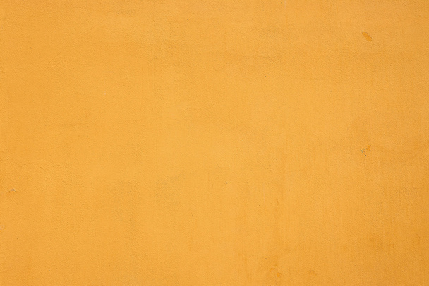 Grainy Plastered Texture of Blank Yellow Dry Wall - Fotoğraf, Görsel