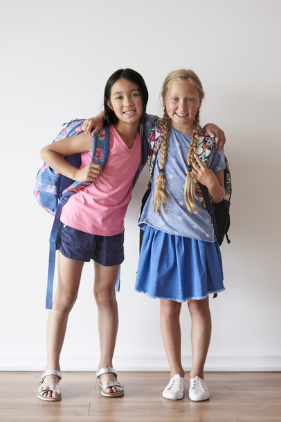 Best friends with backpacks - Photo, Image