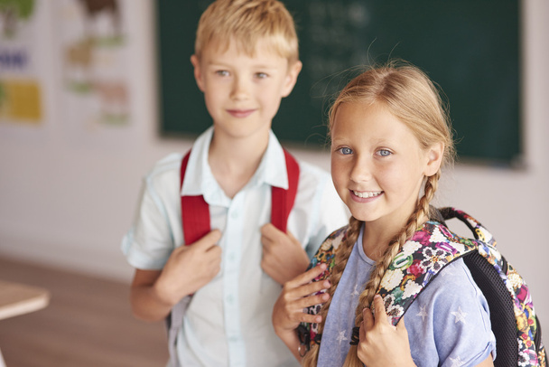 Two students in the class  - Photo, Image