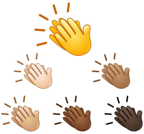 applausi mani segno emoji
 - Vettoriali, immagini