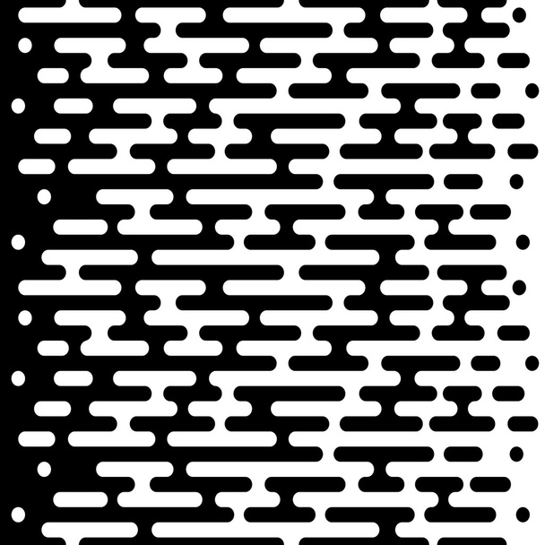 Soyut geometrik siyah beyaz hipster moda yastık modeli - Vektör, Görsel
