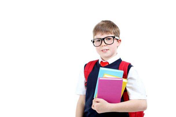 Portrait of school boy - Foto, Imagen