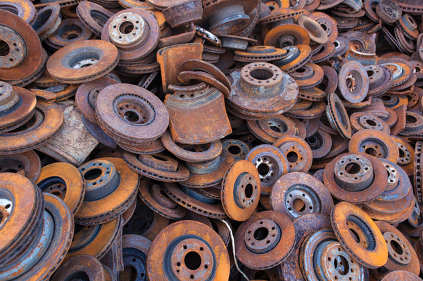 old brake discs for recycling - Photo, Image
