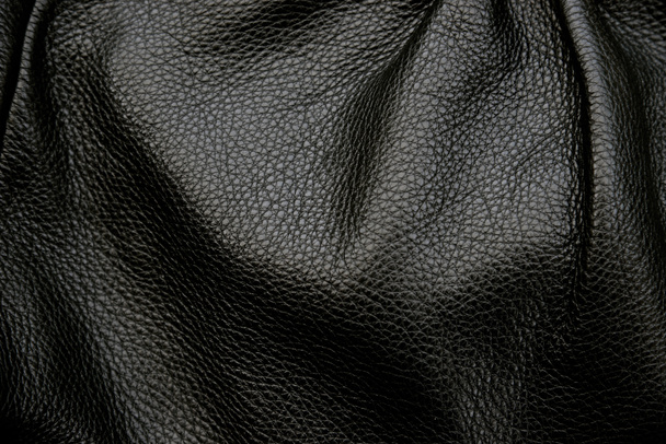 fekete bőr textúra háttér - Fotó, kép