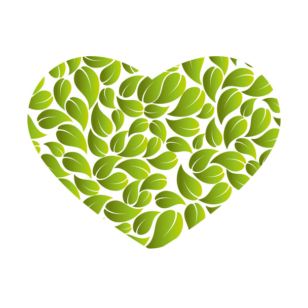 leaves plant green ecology icon vector graphic - Vector, Image
