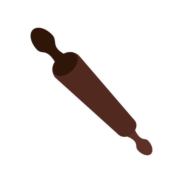 rollling pin cook icon vector graphic - Vector, Image
