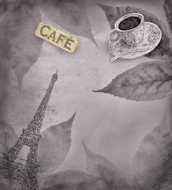 Coffee theme background - Fotoğraf, Görsel