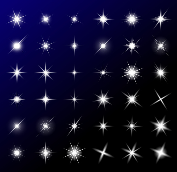 透明な星のベクトル シンボル アイコン デザイン。美しいによる細かい - ベクター画像
