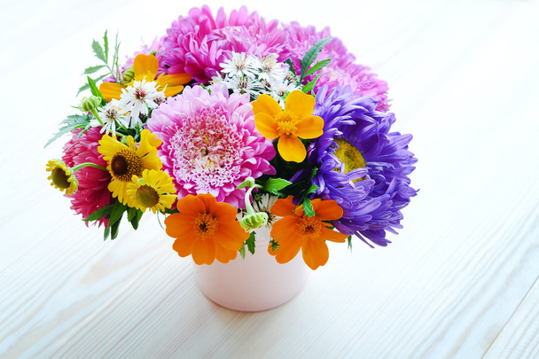 Multi-colored bouquet of flowers - Fotografie, Obrázek