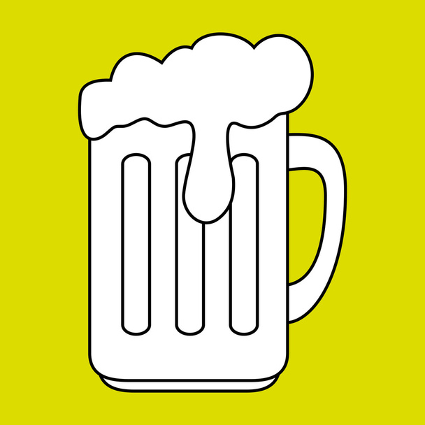 tazza di vetro icona della birra
 - Vettoriali, immagini