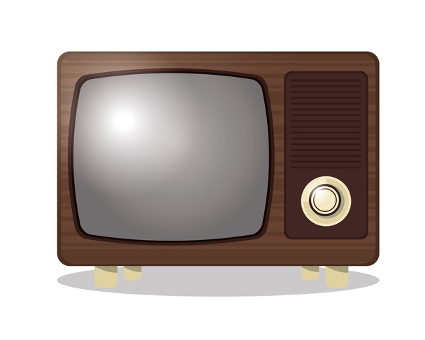 retro tv icon - Vecteur, image