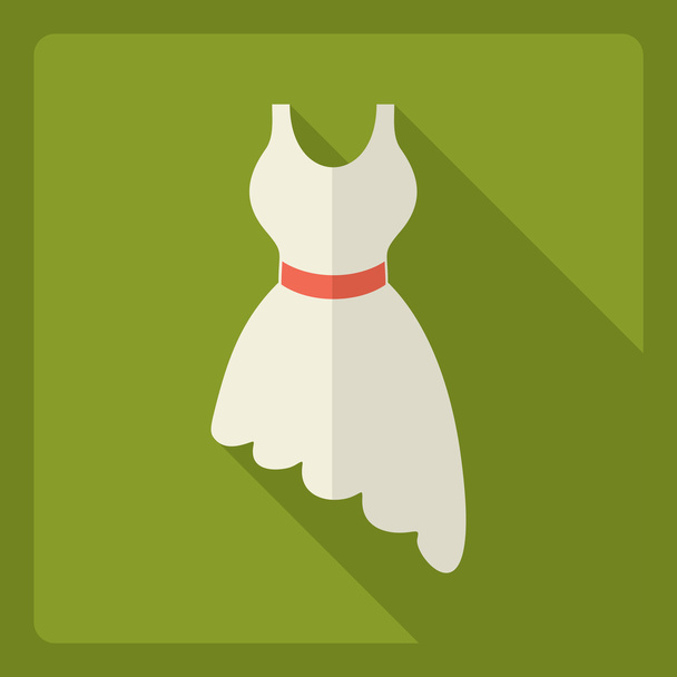 Gölge kutsal kişilerin resmi elbise ile düz modern tasarım - Vektör, Görsel