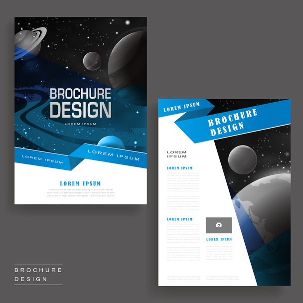 universe brochure template - Vector, Image