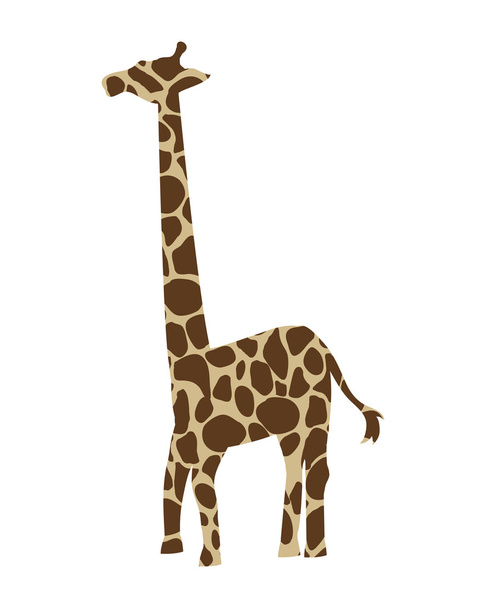 icona del cartone animato giraffa
 - Vettoriali, immagini