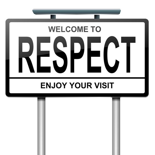 Respect concept. - Foto, afbeelding