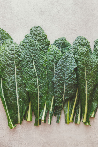 Fresh kale leaves - 写真・画像