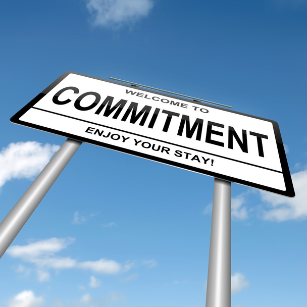 Commitment concept. - Photo, Image