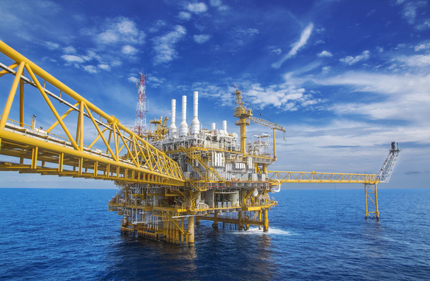 Forma piatta per la produzione di gas offshore
. - Foto, immagini