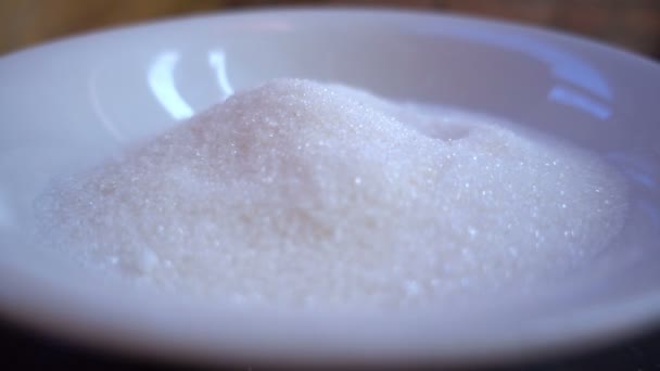 suiker morsen in slow motion - Video