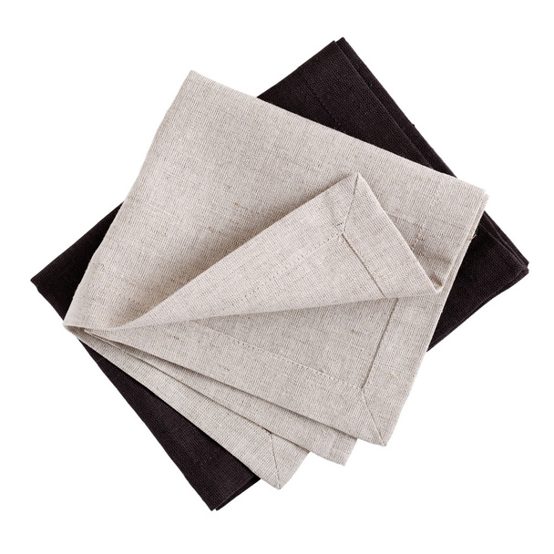 Linen napkins isolated - Photo, Image