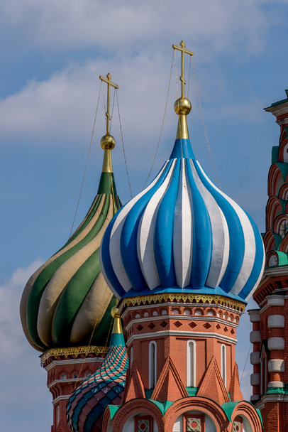 Pyhän Vasilin katedraalin sipulikupolit
 - Valokuva, kuva