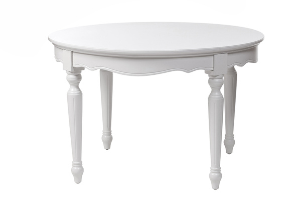 Elegante tavolo bianco con percorso di ritaglio
 - Foto, immagini