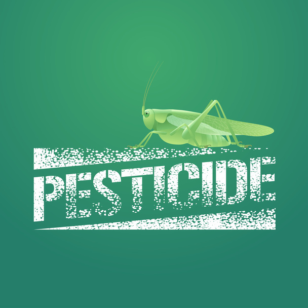 Pesticide vector logo, icon, symbol, emblem - Vettoriali, immagini