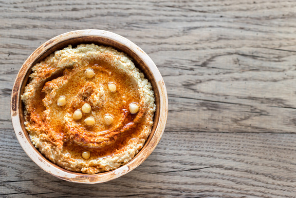 Bowl of hummus - Photo, Image