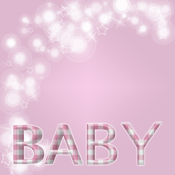 淡いピンクの赤ちゃんの背景 - 写真・画像