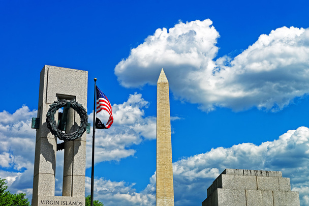 Pomnik Waszyngtona w pamięci II wojny światowej - Zdjęcie, obraz