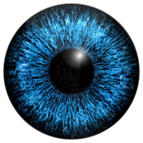 Eye iris gegenereerd hires textuur - Foto, afbeelding