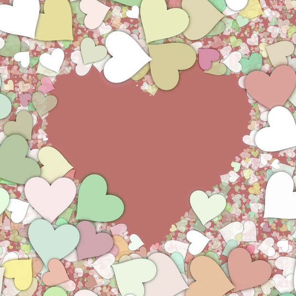 Hou van hart Valentine vorm - Foto, afbeelding