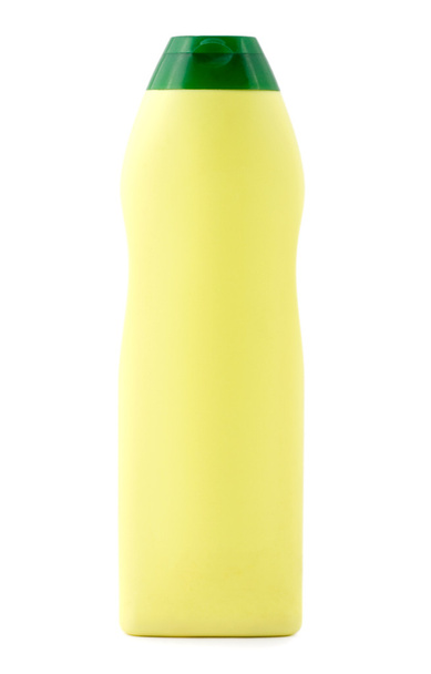 Blank yellow plastic bottle - Фото, изображение