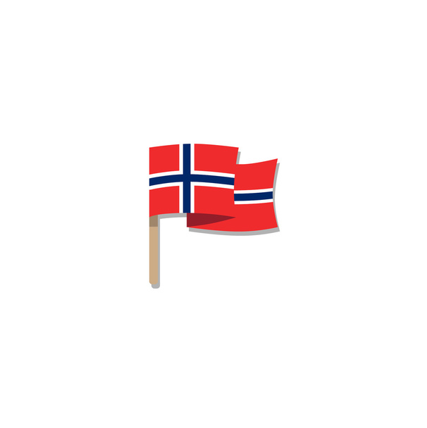 Векторний прапор Норвегії
 - Вектор, зображення