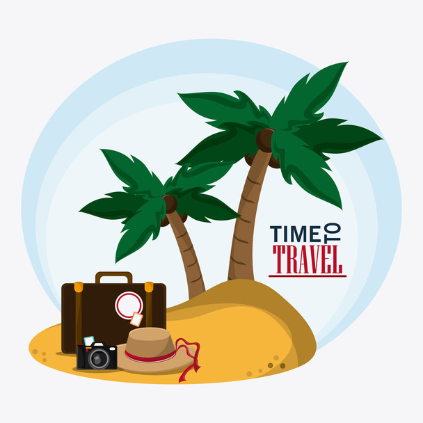 icon set travel vacations trip. Vector graphic - Vector, Image