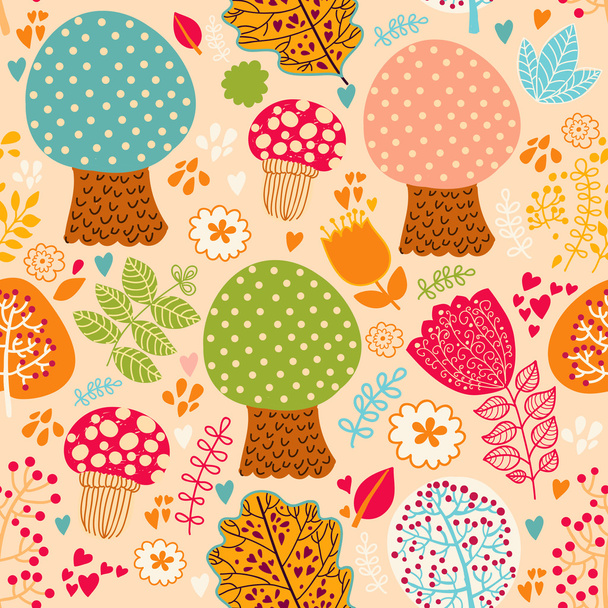 Autumn seamless pattern - ベクター画像